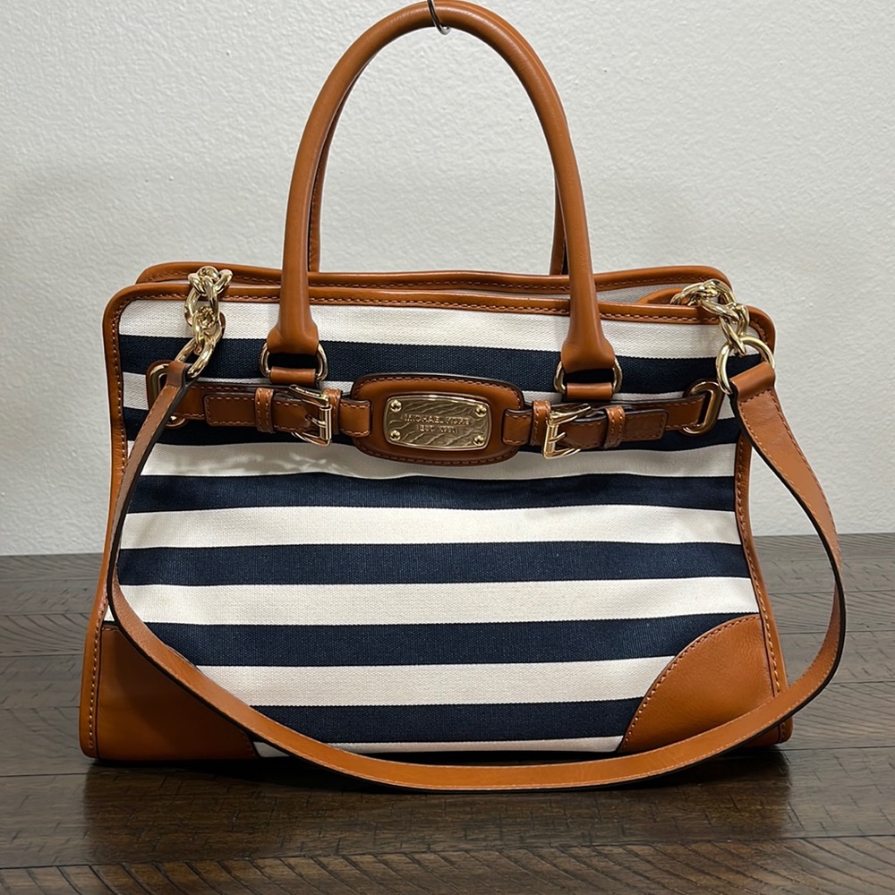Michael Kors Hamilton canvas tote